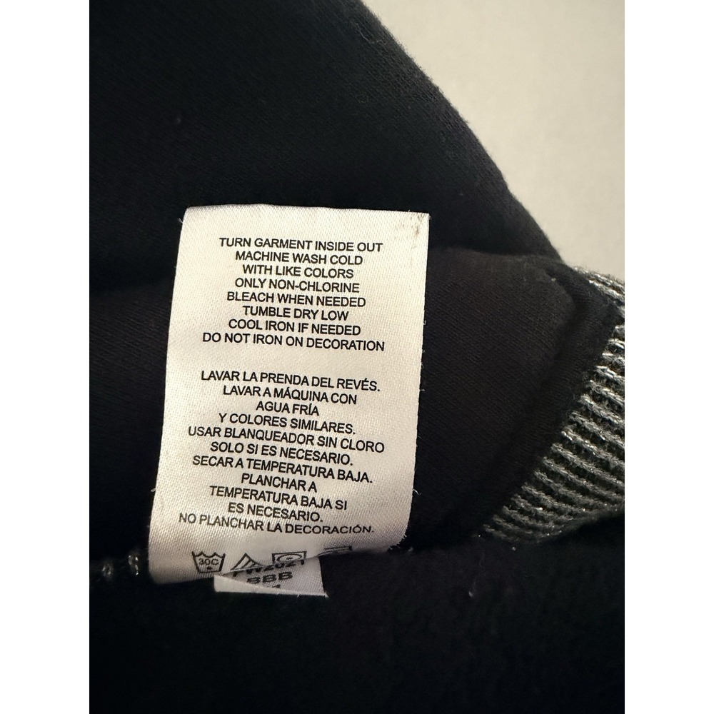 Champion Sweatshirt Hoodie Pullover Women's XXL Black Sliver Trim Long Sleeve - Picture 5 of 6
